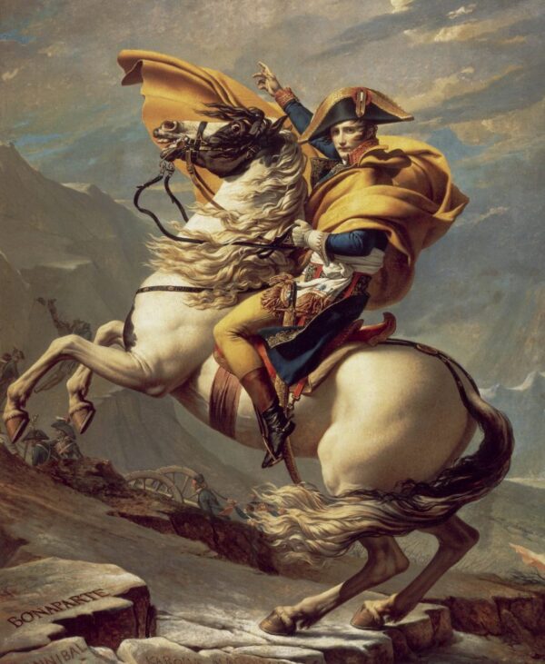 Napoleone valica il Gran San Bernardo